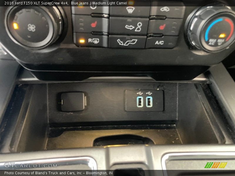 Blue Jeans / Medium Light Camel 2016 Ford F150 XLT SuperCrew 4x4