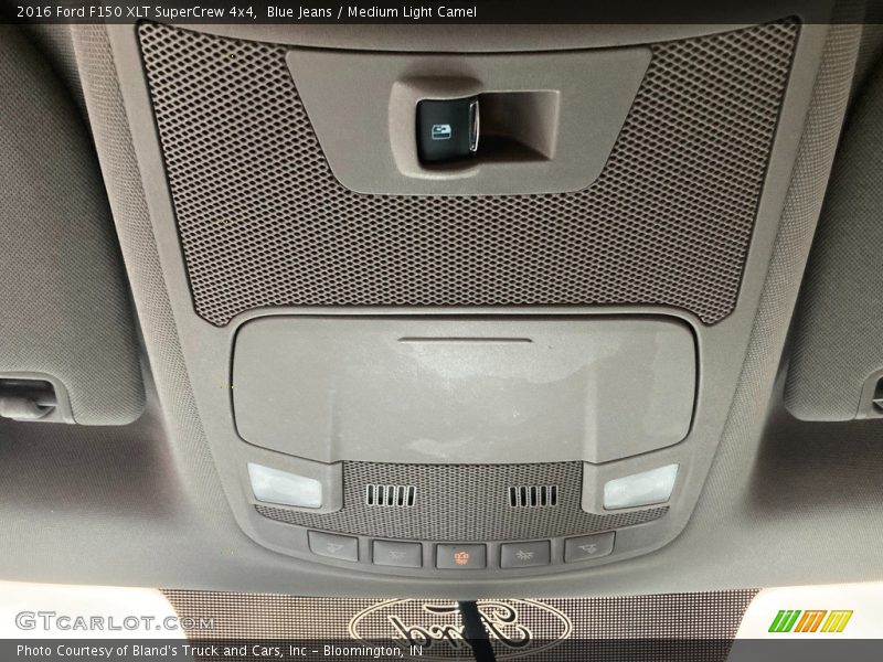 Blue Jeans / Medium Light Camel 2016 Ford F150 XLT SuperCrew 4x4