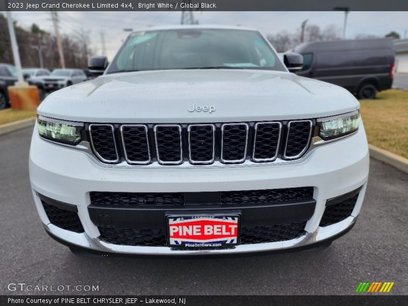 Bright White / Global Black 2023 Jeep Grand Cherokee L Limited 4x4
