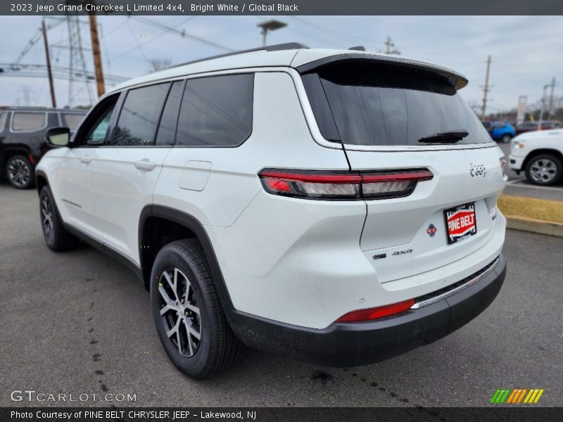 Bright White / Global Black 2023 Jeep Grand Cherokee L Limited 4x4