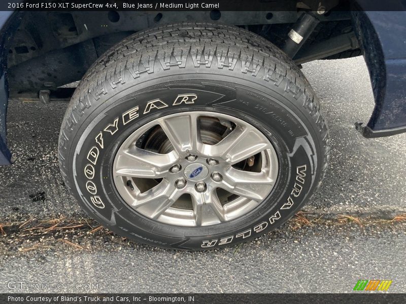 Blue Jeans / Medium Light Camel 2016 Ford F150 XLT SuperCrew 4x4