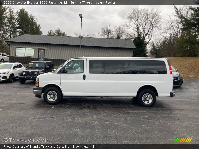 Summit White / Medium Pewter 2020 Chevrolet Express 3500 Passenger LT