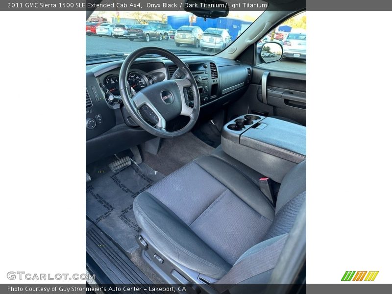 Onyx Black / Dark Titanium/Light Titanium 2011 GMC Sierra 1500 SLE Extended Cab 4x4