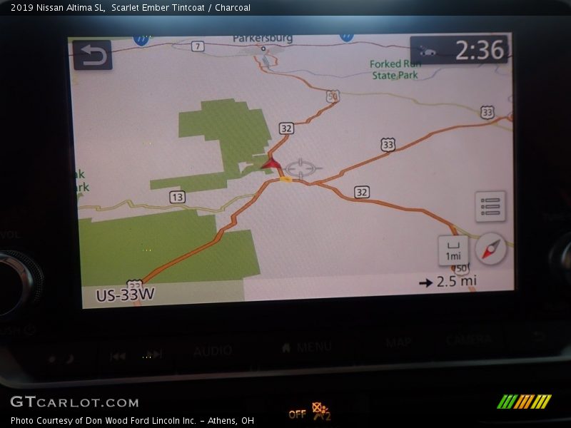 Scarlet Ember Tintcoat / Charcoal 2019 Nissan Altima SL