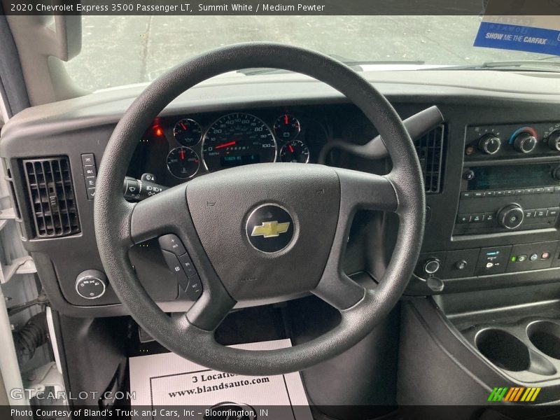 Summit White / Medium Pewter 2020 Chevrolet Express 3500 Passenger LT