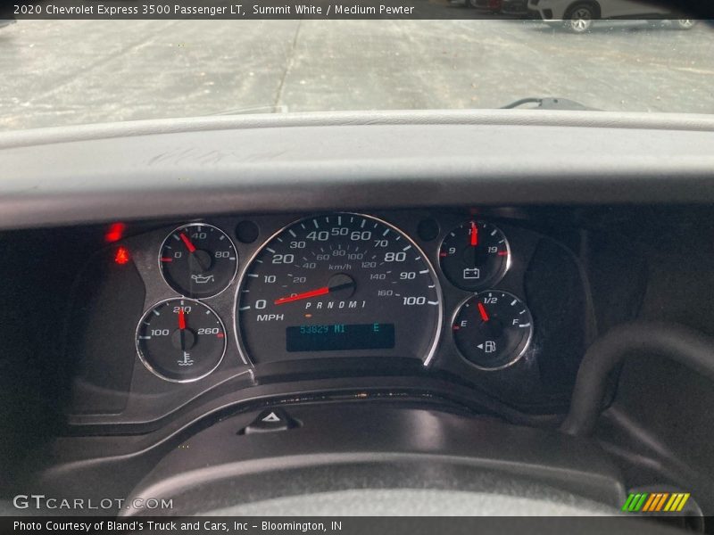 Summit White / Medium Pewter 2020 Chevrolet Express 3500 Passenger LT