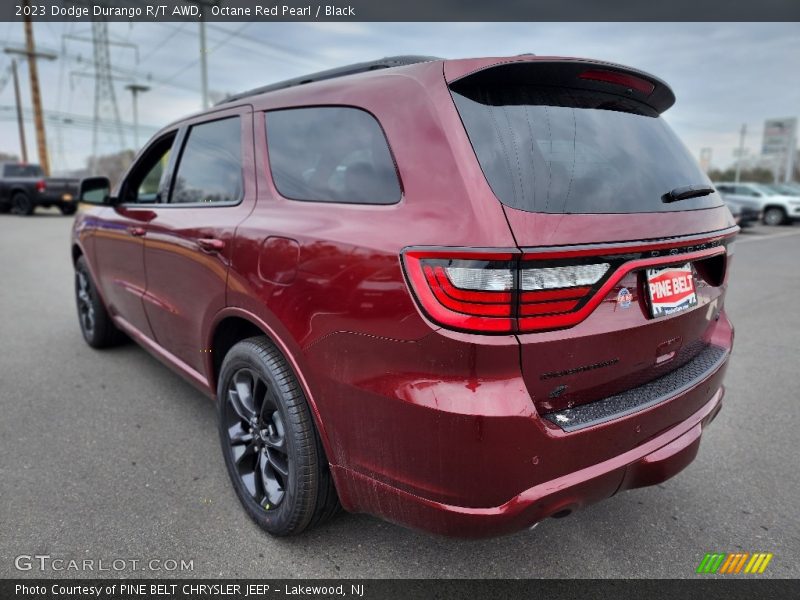 Octane Red Pearl / Black 2023 Dodge Durango R/T AWD