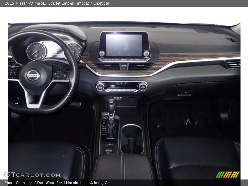 Scarlet Ember Tintcoat / Charcoal 2019 Nissan Altima SL