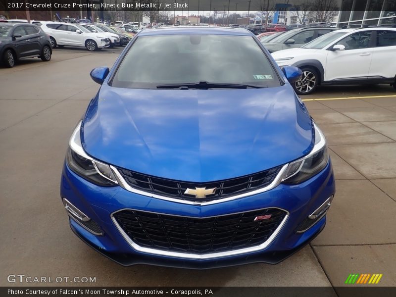 Kinetic Blue Metallic / Jet Black 2017 Chevrolet Cruze Premier