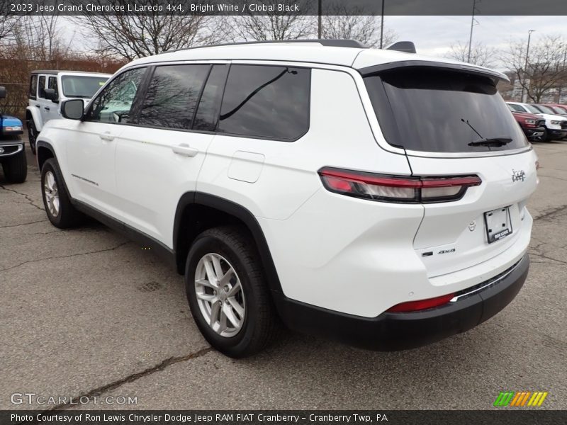 Bright White / Global Black 2023 Jeep Grand Cherokee L Laredo 4x4