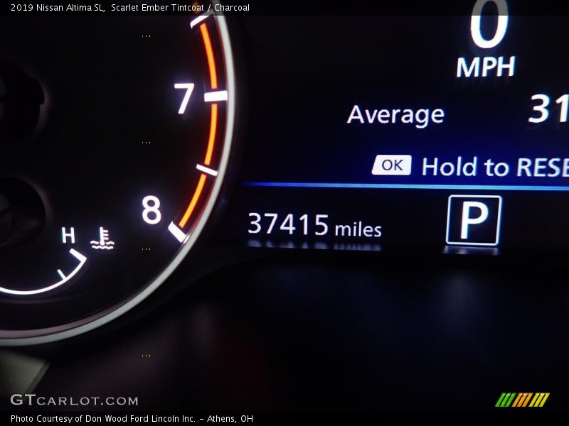 Scarlet Ember Tintcoat / Charcoal 2019 Nissan Altima SL