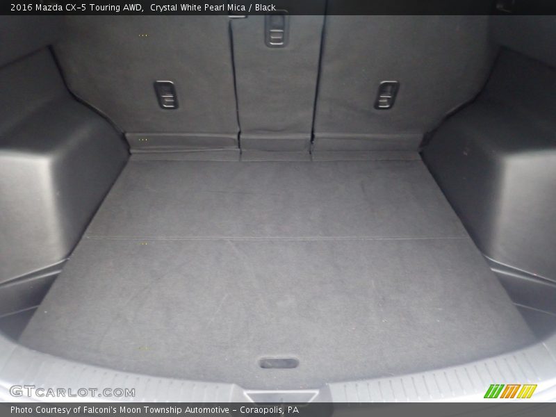 Crystal White Pearl Mica / Black 2016 Mazda CX-5 Touring AWD