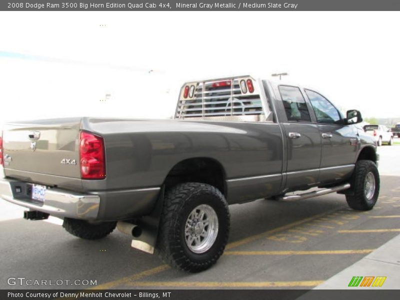 Mineral Gray Metallic / Medium Slate Gray 2008 Dodge Ram 3500 Big Horn Edition Quad Cab 4x4