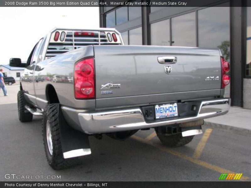Mineral Gray Metallic / Medium Slate Gray 2008 Dodge Ram 3500 Big Horn Edition Quad Cab 4x4