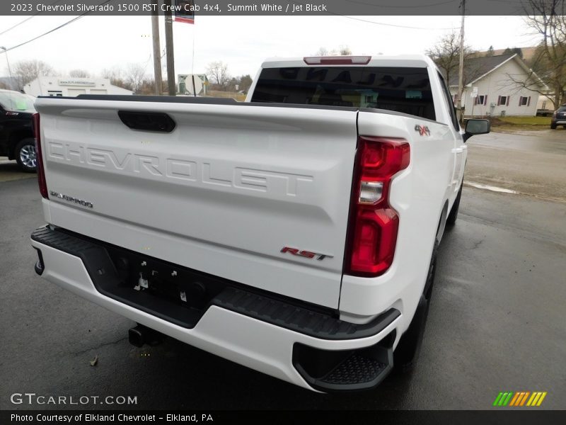 Summit White / Jet Black 2023 Chevrolet Silverado 1500 RST Crew Cab 4x4