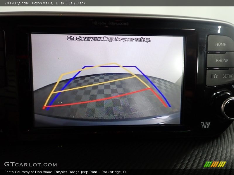 Dusk Blue / Black 2019 Hyundai Tucson Value