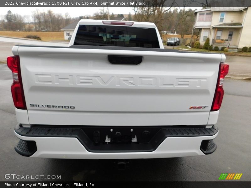 Summit White / Jet Black 2023 Chevrolet Silverado 1500 RST Crew Cab 4x4