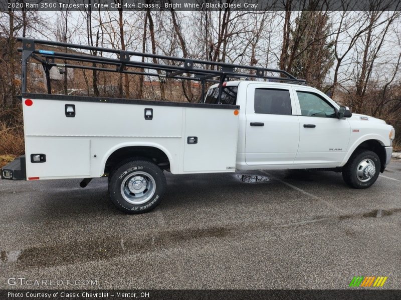 Bright White / Black/Diesel Gray 2020 Ram 3500 Tradesman Crew Cab 4x4 Chassis