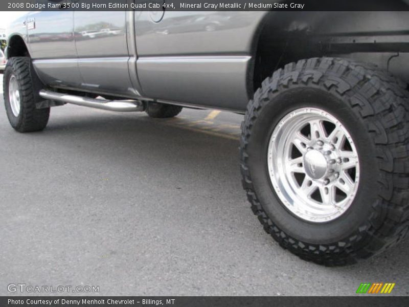 Mineral Gray Metallic / Medium Slate Gray 2008 Dodge Ram 3500 Big Horn Edition Quad Cab 4x4