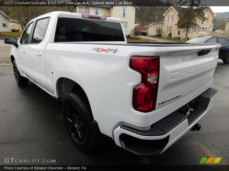 Summit White / Jet Black 2023 Chevrolet Silverado 1500 RST Crew Cab 4x4
