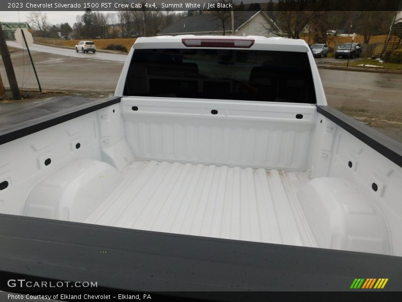 Summit White / Jet Black 2023 Chevrolet Silverado 1500 RST Crew Cab 4x4