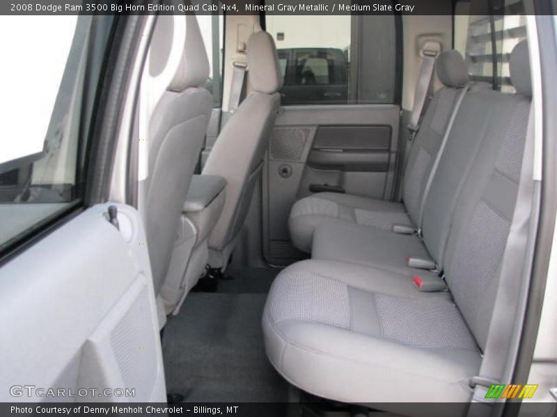 Mineral Gray Metallic / Medium Slate Gray 2008 Dodge Ram 3500 Big Horn Edition Quad Cab 4x4
