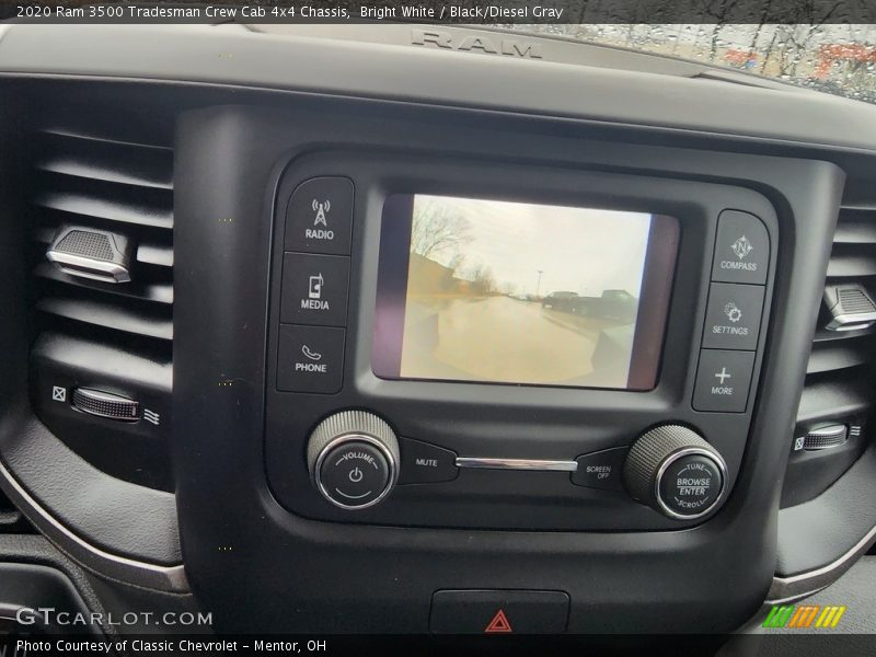 Bright White / Black/Diesel Gray 2020 Ram 3500 Tradesman Crew Cab 4x4 Chassis