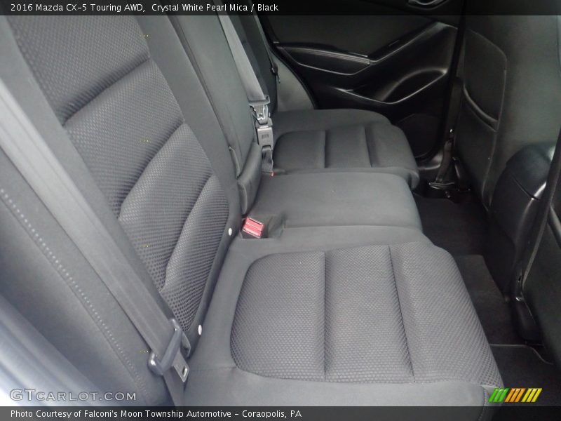 Crystal White Pearl Mica / Black 2016 Mazda CX-5 Touring AWD
