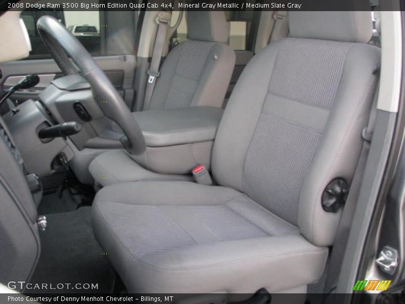 Mineral Gray Metallic / Medium Slate Gray 2008 Dodge Ram 3500 Big Horn Edition Quad Cab 4x4