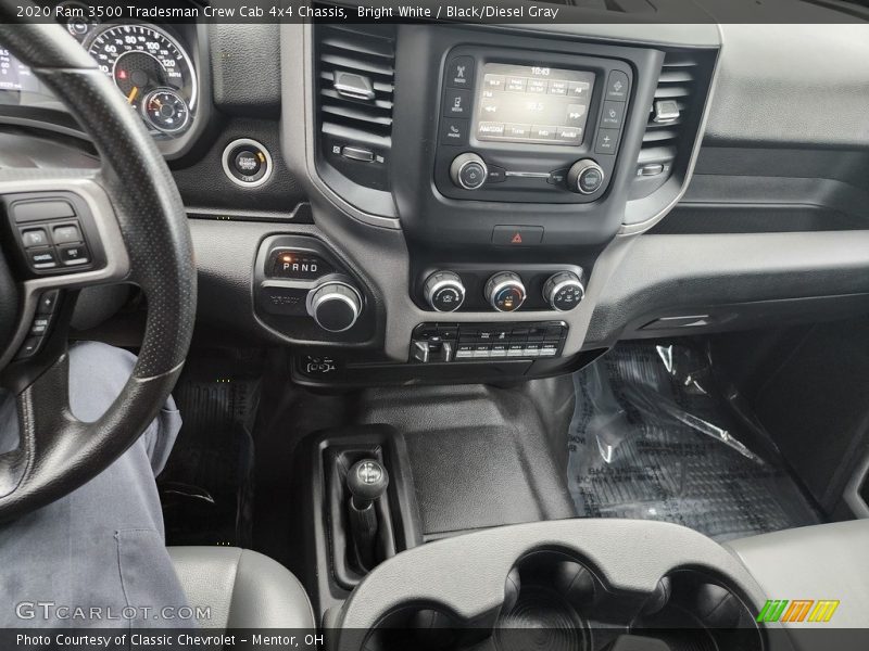 Bright White / Black/Diesel Gray 2020 Ram 3500 Tradesman Crew Cab 4x4 Chassis