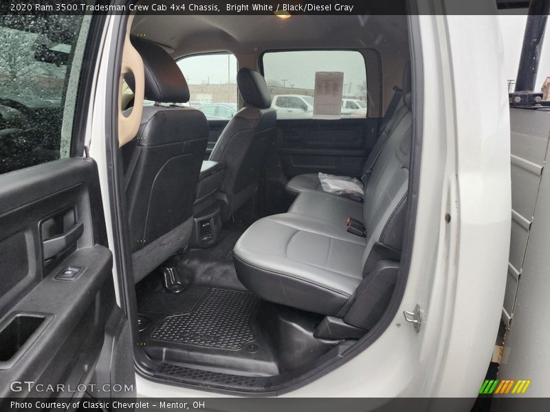 Bright White / Black/Diesel Gray 2020 Ram 3500 Tradesman Crew Cab 4x4 Chassis