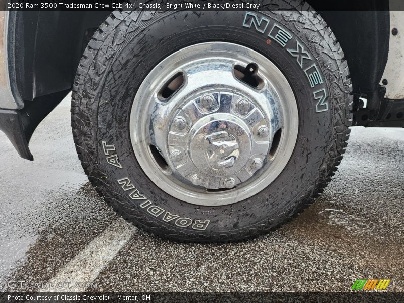 Bright White / Black/Diesel Gray 2020 Ram 3500 Tradesman Crew Cab 4x4 Chassis