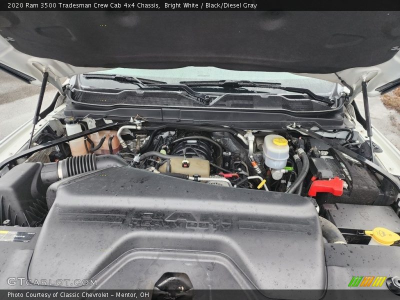 Bright White / Black/Diesel Gray 2020 Ram 3500 Tradesman Crew Cab 4x4 Chassis