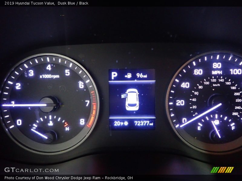 Dusk Blue / Black 2019 Hyundai Tucson Value