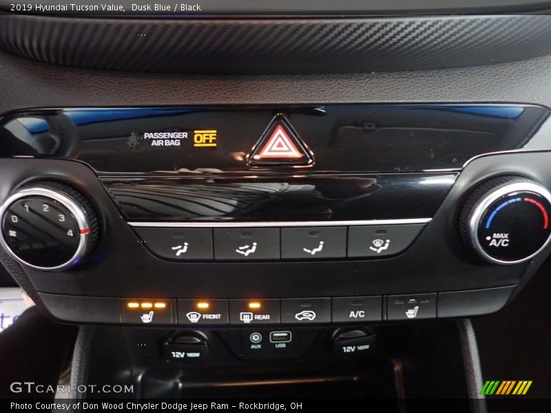 Dusk Blue / Black 2019 Hyundai Tucson Value