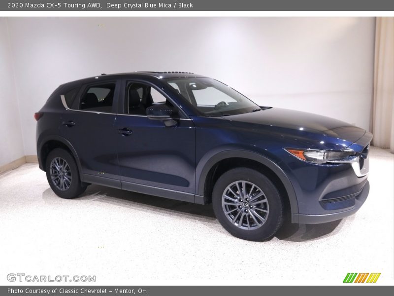 Deep Crystal Blue Mica / Black 2020 Mazda CX-5 Touring AWD
