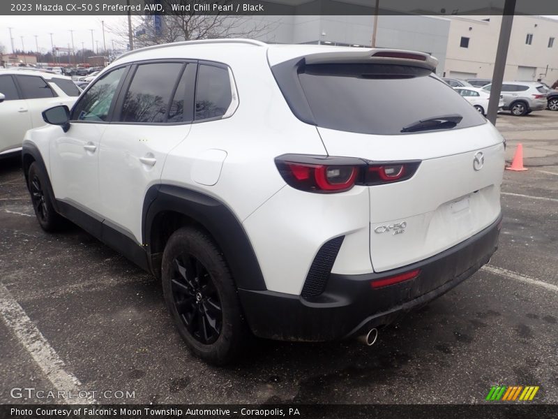 Wind Chill Pearl / Black 2023 Mazda CX-50 S Preferred AWD