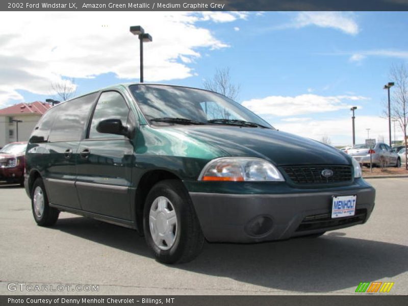 Amazon Green Metallic / Medium Graphite Grey 2002 Ford Windstar LX