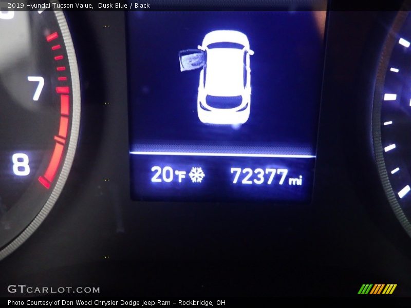 Dusk Blue / Black 2019 Hyundai Tucson Value