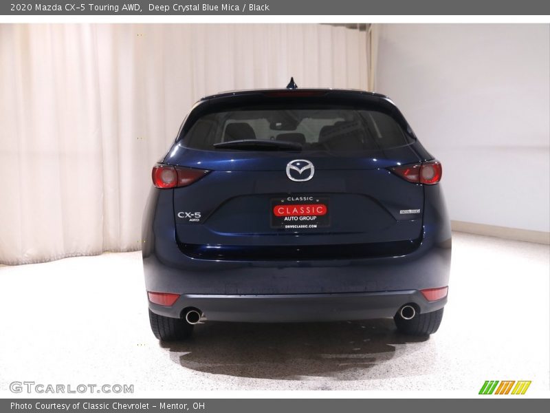 Deep Crystal Blue Mica / Black 2020 Mazda CX-5 Touring AWD