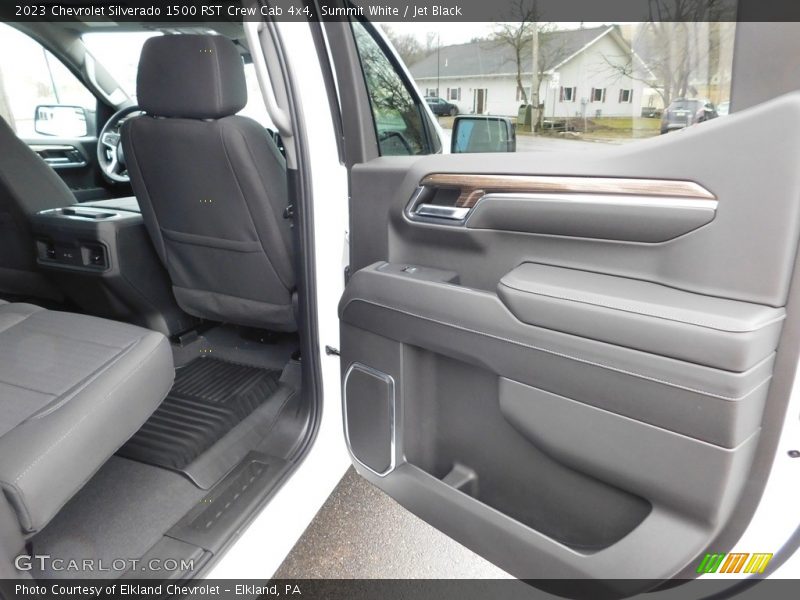 Summit White / Jet Black 2023 Chevrolet Silverado 1500 RST Crew Cab 4x4