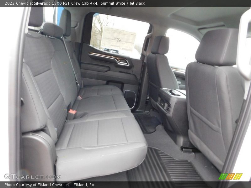 Summit White / Jet Black 2023 Chevrolet Silverado 1500 RST Crew Cab 4x4