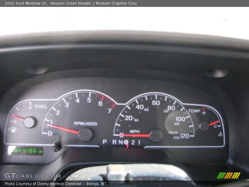 Amazon Green Metallic / Medium Graphite Grey 2002 Ford Windstar LX