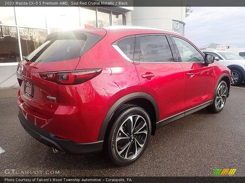 Soul Red Crystal Metallic / Black 2023 Mazda CX-5 S Premium AWD