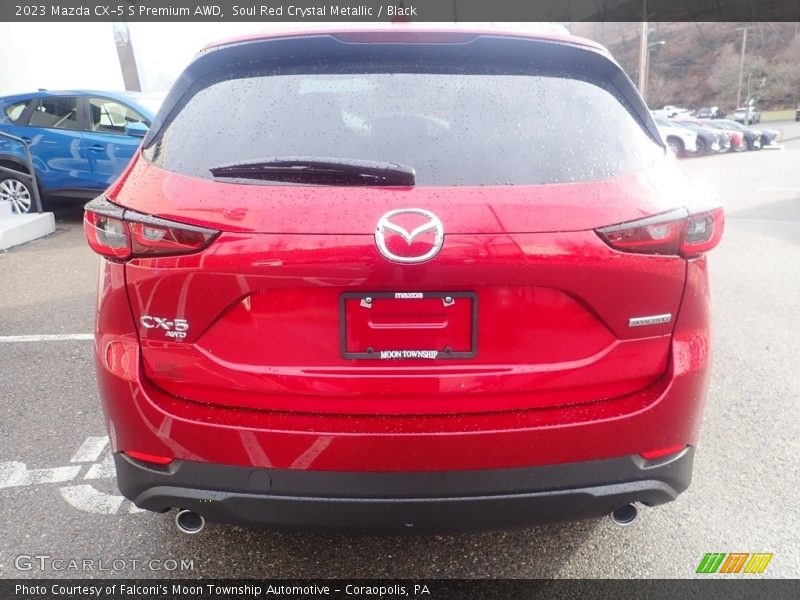 Soul Red Crystal Metallic / Black 2023 Mazda CX-5 S Premium AWD