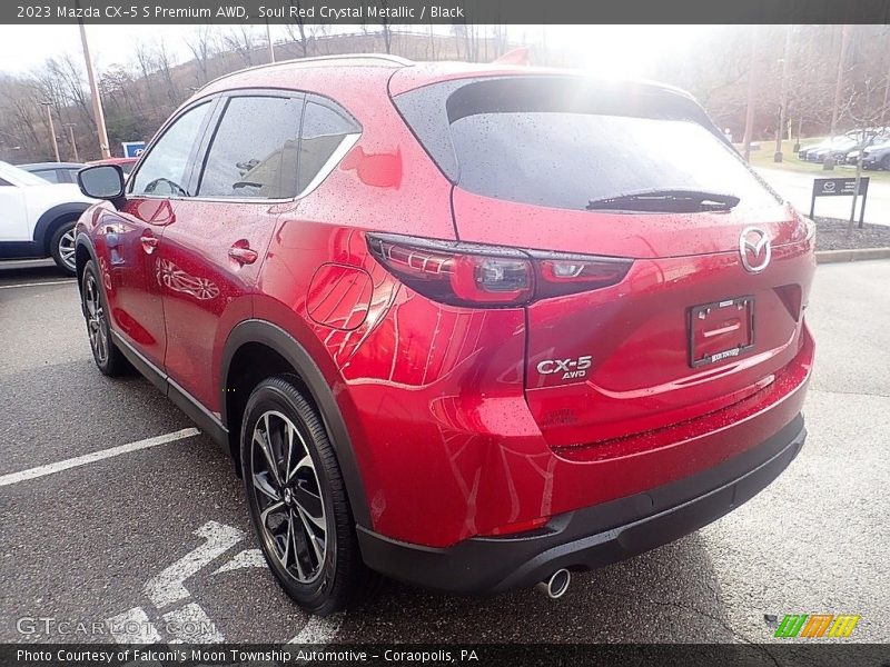 Soul Red Crystal Metallic / Black 2023 Mazda CX-5 S Premium AWD