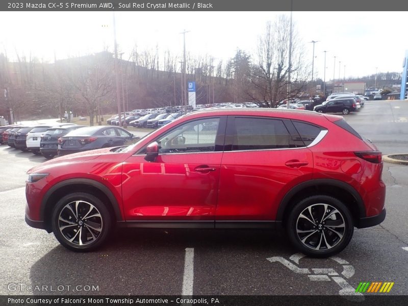 Soul Red Crystal Metallic / Black 2023 Mazda CX-5 S Premium AWD