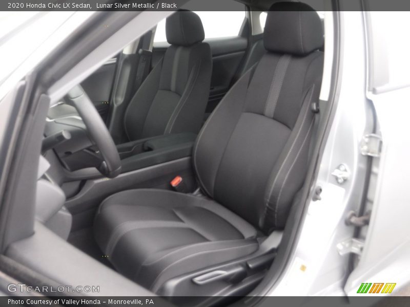 Lunar Silver Metallic / Black 2020 Honda Civic LX Sedan