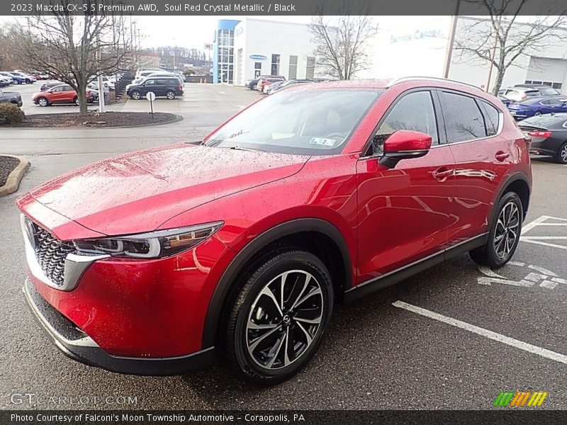 Soul Red Crystal Metallic / Black 2023 Mazda CX-5 S Premium AWD