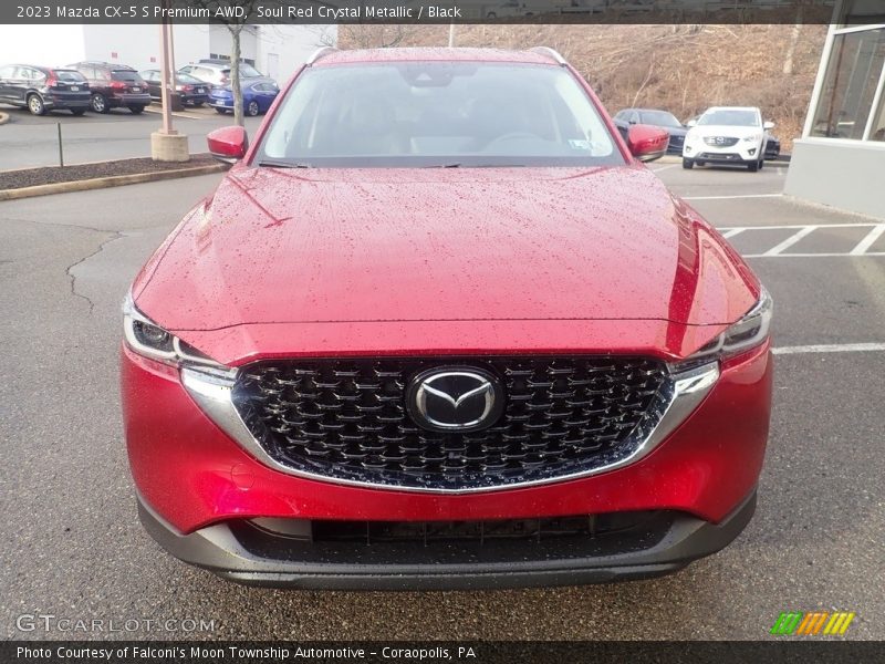 Soul Red Crystal Metallic / Black 2023 Mazda CX-5 S Premium AWD